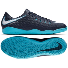 Scarpe indoor Nike HypervenomX Phelon Iii Ic multicolore blu navy