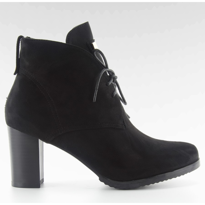 Stivali stringati 55-518 neri nero