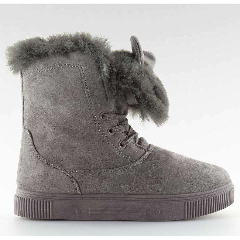 Stivali da neve con orecchie grigio DD38 grigio