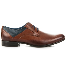 Lucca Scarpe da lavoro marroni marrone blu navy
