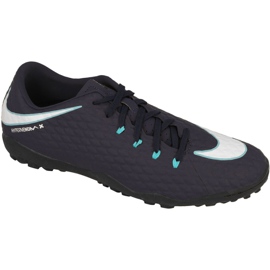 Scarpe da calcio Nike Hypervenom Phelon III TF M 852562-414 blu navy blu navy