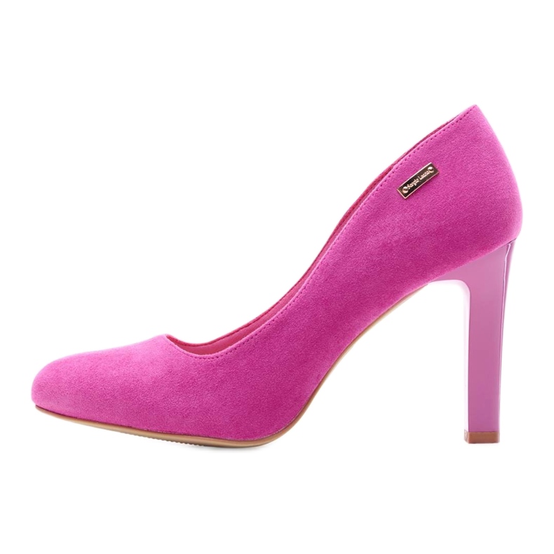 Sergio Leone Décolleté in camoscio 1457 fucsia rosa multicolore