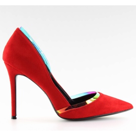 Spille iridescenti rosse 5126 Rosse rosso