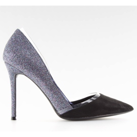 Spille glitter argento 5127 blu nero grigio