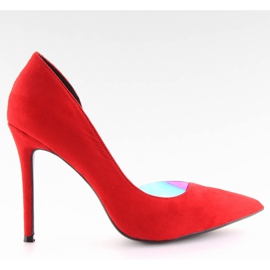 Spille iridescenti rosse 5125 Rosse rosso