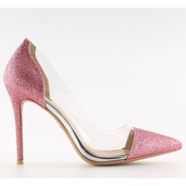 Spille di broccato rosa 5133 rosa