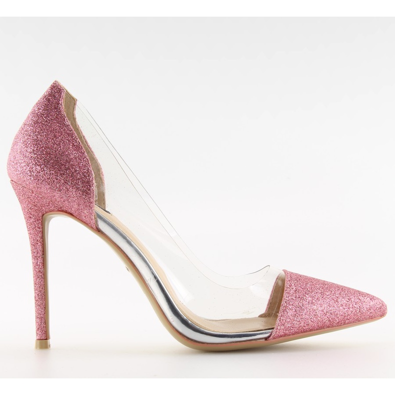 Spille di broccato rosa 5133 rosa