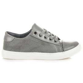 Sneakers traforate grigio