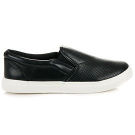 Slipon traforati nero