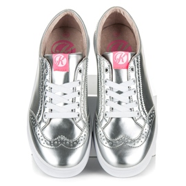 Sneakers Kylie argento grigio