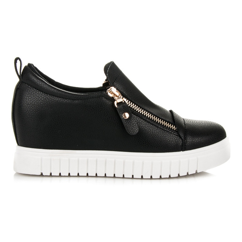 Sneakers con zeppa nero