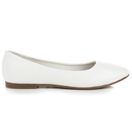 Ballerine bianche da donna bianca