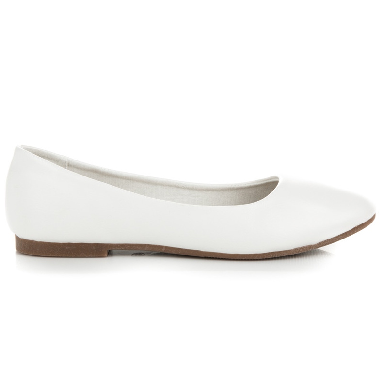 Ballerine bianche da donna bianca