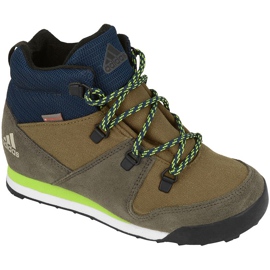 Scarpe Adidas Climawarm Snowpitch K blu navy verde grigio