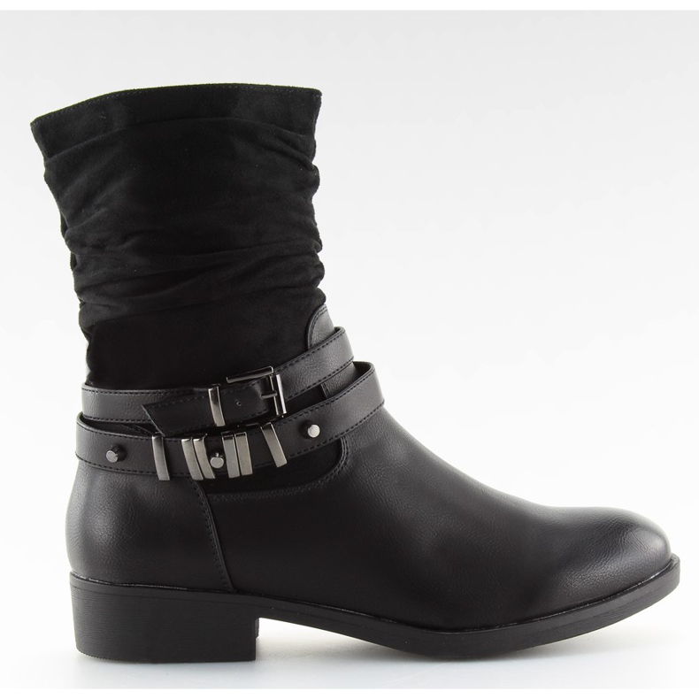 Stivale militare nero A89826 nero