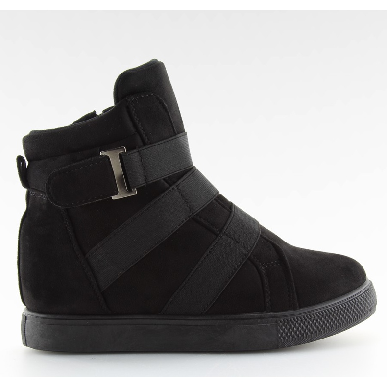 Sneakers nere con gomme nere H7191 negro nero