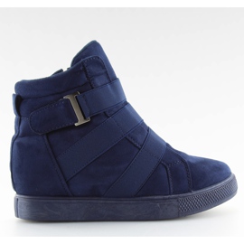 Sneakers con gomme blu navy H7191 azul
