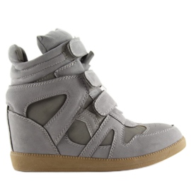 Grigio Sneakers grigie da donna BZ8386-KB Grigio