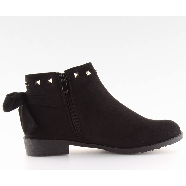 Stivali neri Jodhpur con nero LL-168 nero