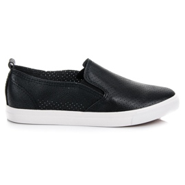 Sport Sneakers slip on traforate nero
