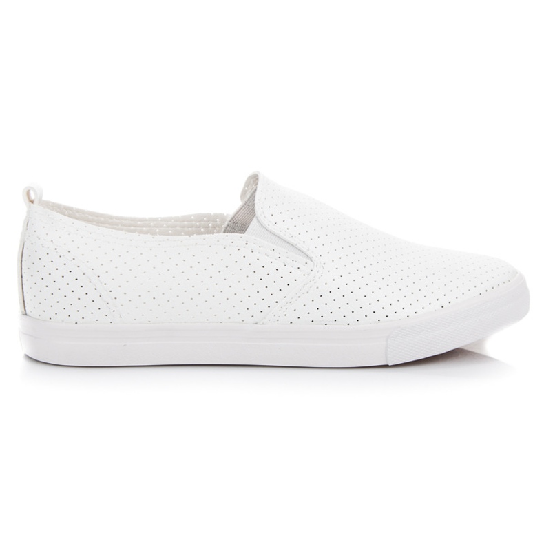 Sport Sneakers Slip On traforate bianca