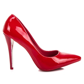 Vinceza Tacchi laccati rossi rosso