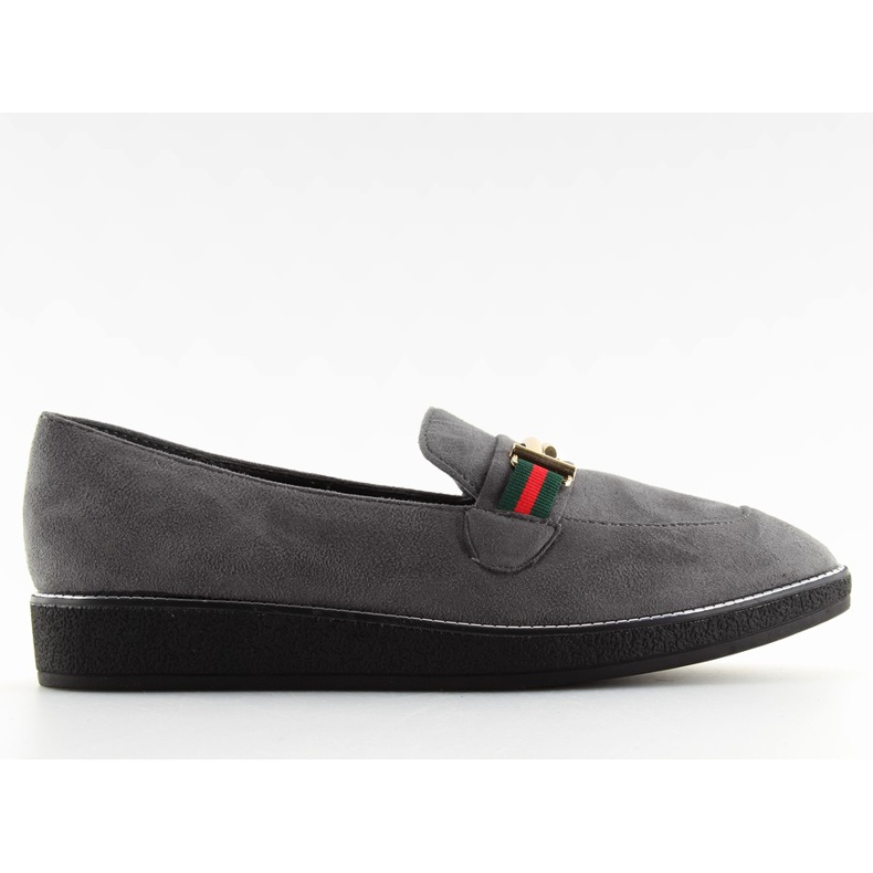 Grigio Mocassini da donna grigi S0-204 grigio