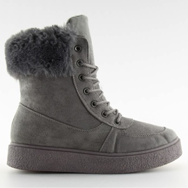 Szare 2040 Stivali da neve grigi grigio