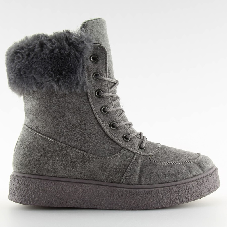Szare 2040 Stivali da neve grigi grigio