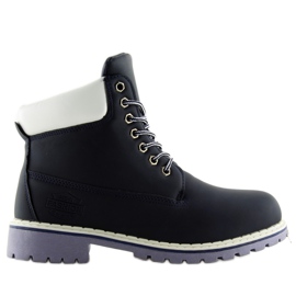 Stivali da donna in legno blu navy blu navy