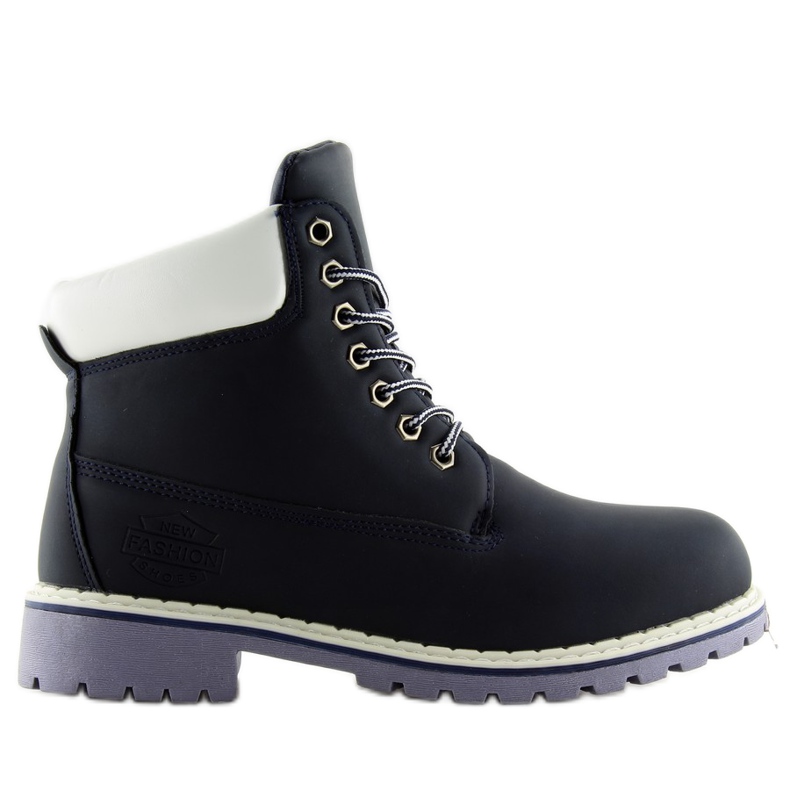 Stivali da donna in legno blu navy blu navy