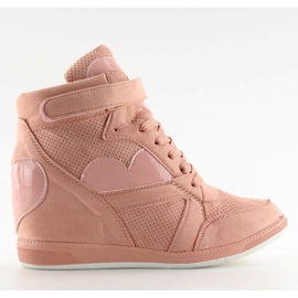 Sneakers rosa da donna 1542 rosa