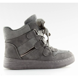 Grigio Ankle Sneakers AB-15 grigio