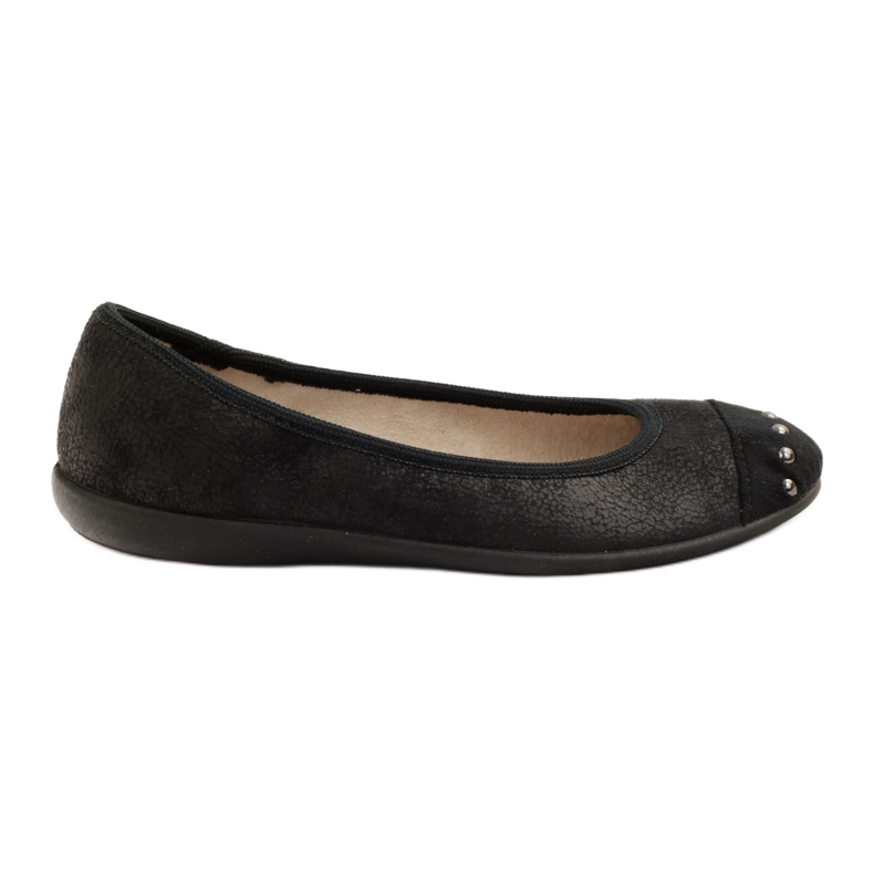 Befado scarpe da donna ballerine pantofole 309q015 nero