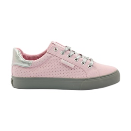 Sneakers allacciate Big Star 274054 grigio rosa