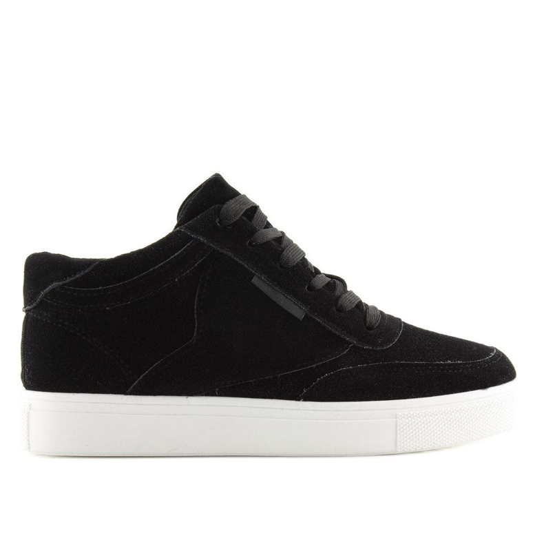 Sneakers da donna in camoscio nero NB171P Black