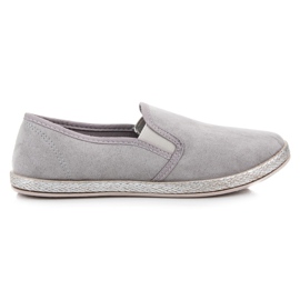 Mckeylor Espadrillas in camoscio Slip On grigio
