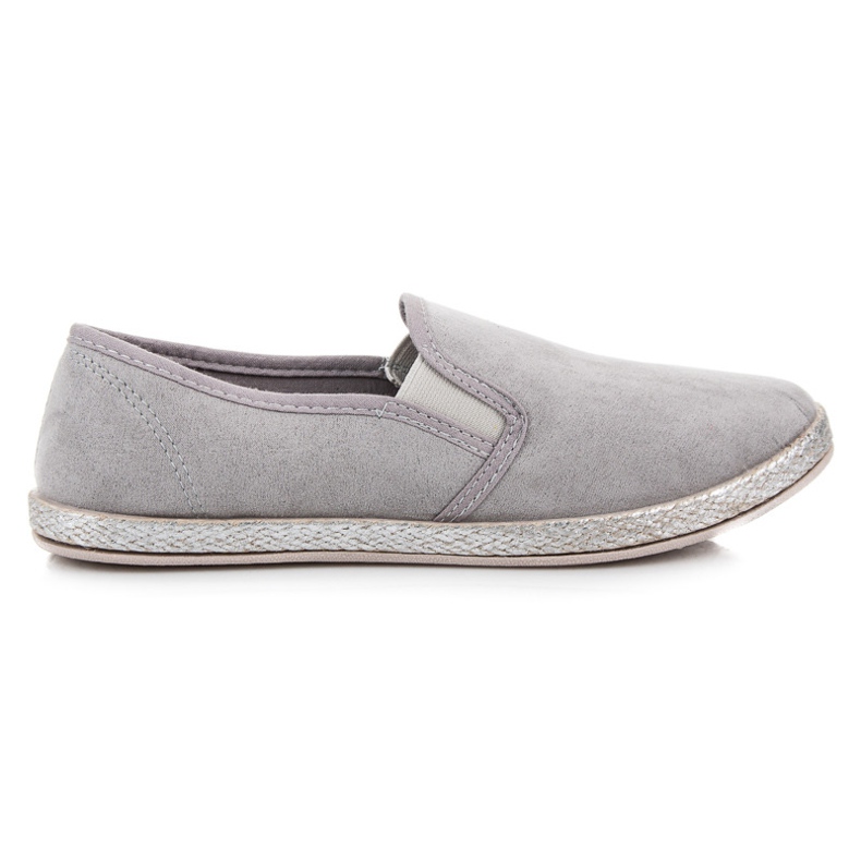 Mckeylor Espadrillas in camoscio Slip On grigio