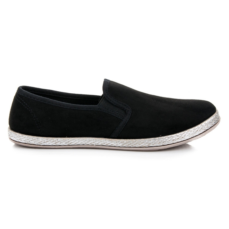 Mckeylor Espadrillas in camoscio Slip On nero