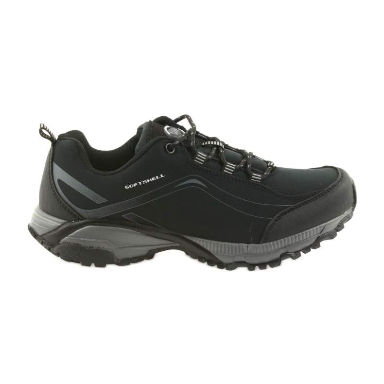 American Club Scarpe sportive da donna legate americane softhell impermeabili WT06/19 nero
