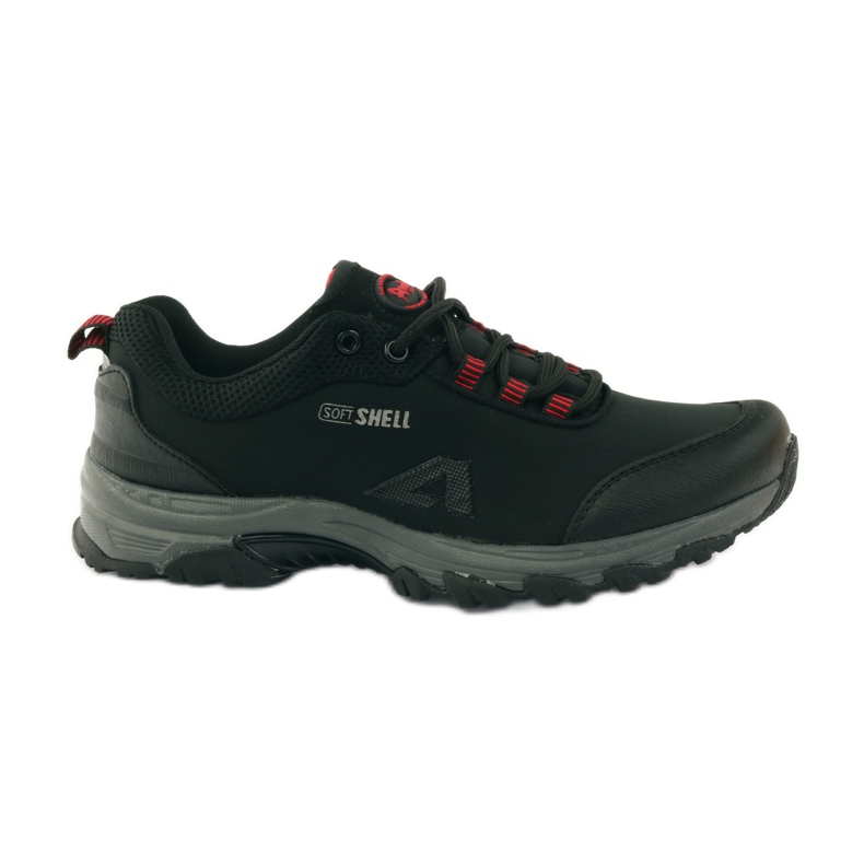 American Club Scarpe sportive softshell da donna americane 1775 nero rosso