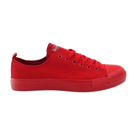 Sneakers allacciate American Club LH06 rosso