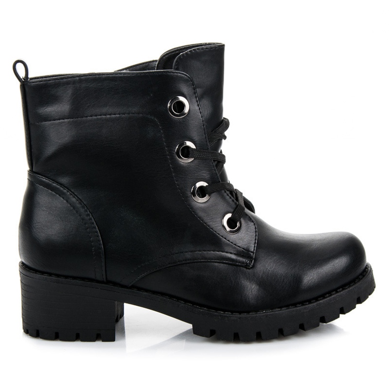 Bestelle Stivale da lavoro con lacci nero