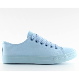 Sneakers da donna monocolore blu e blu