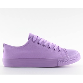 Sneakers viola da donna viola monocolore