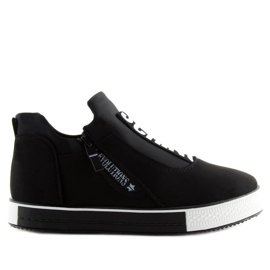 Sneakers nere con zeppa NB168 nere nero
