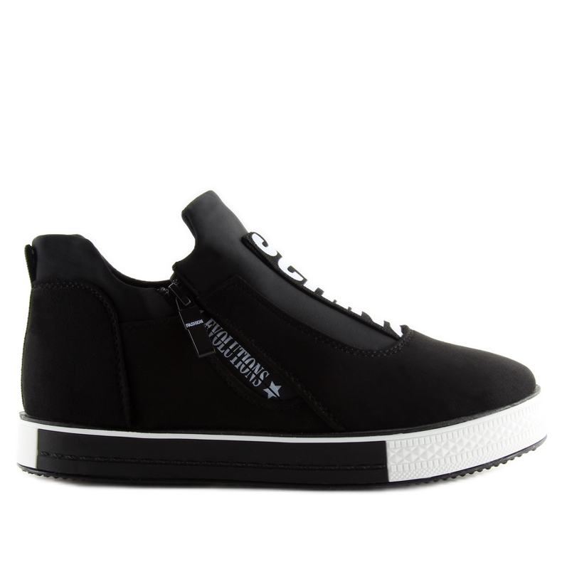 Sneakers nere con zeppa NB168 nere nero