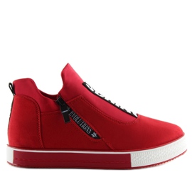 Sneakers Su Zeppa Rosse Nb168 rosso