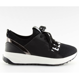 Scarpe sportive da donna nere NB155P nere bianco nero grigio
