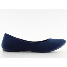 Ballerine da donna morbide blu navy